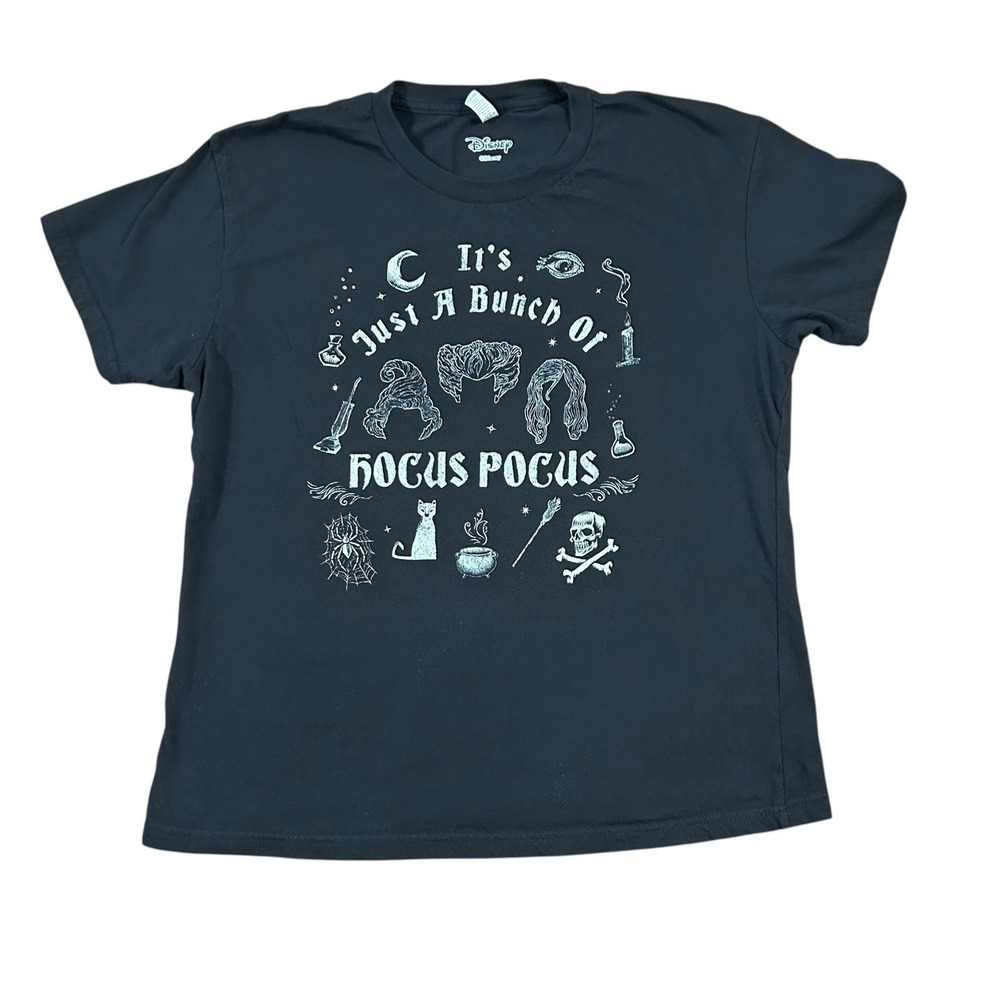 Disney Women's XL Hocus Pocus Come Shirt Halloween Short Sleeve